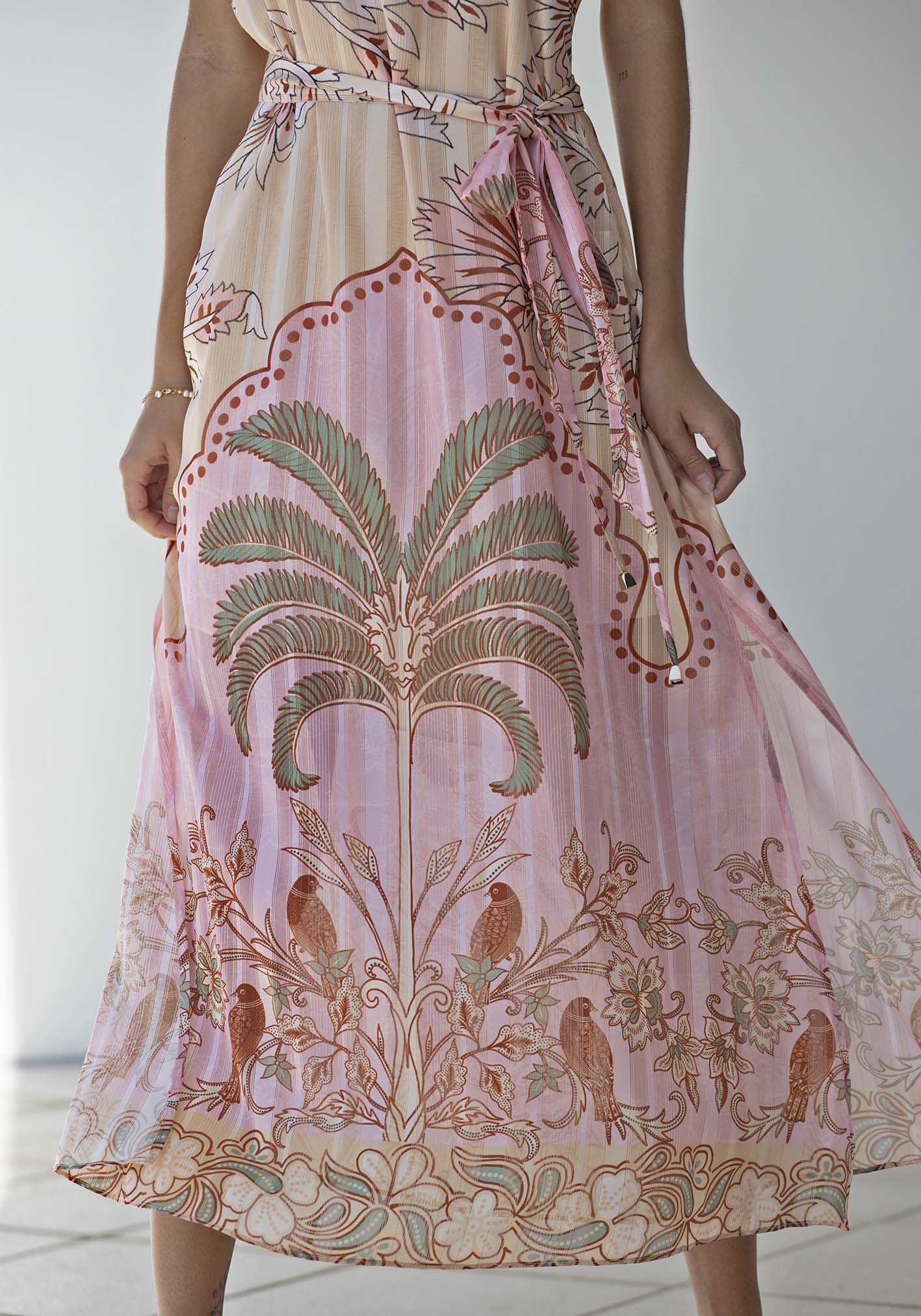 Botanica Tropical Maxi Slip Dress