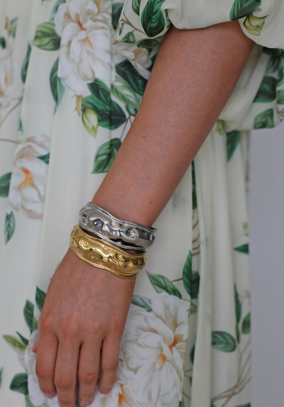 Castaway Gold Cuff Bracelet