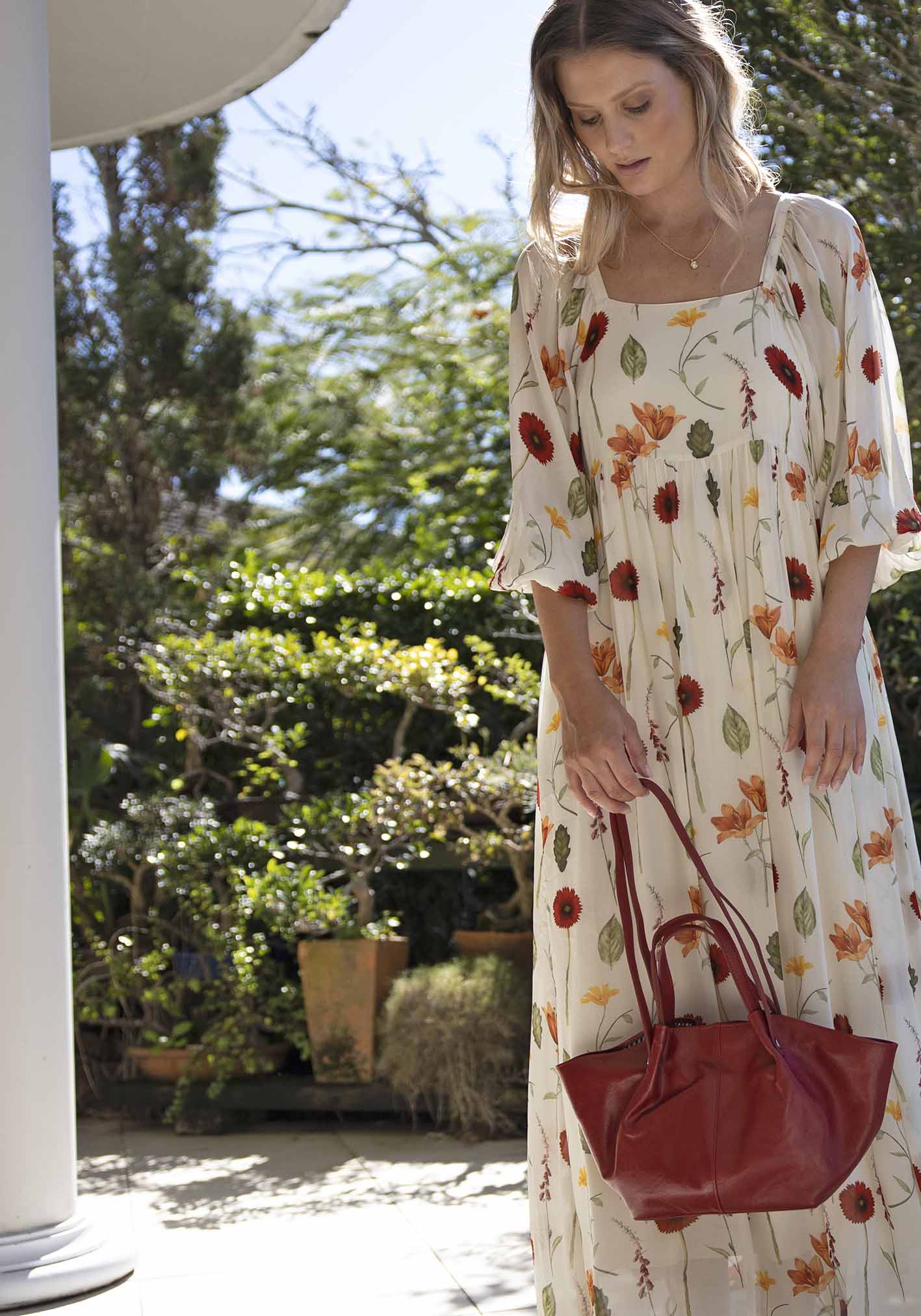 Florence Red Leather Bag