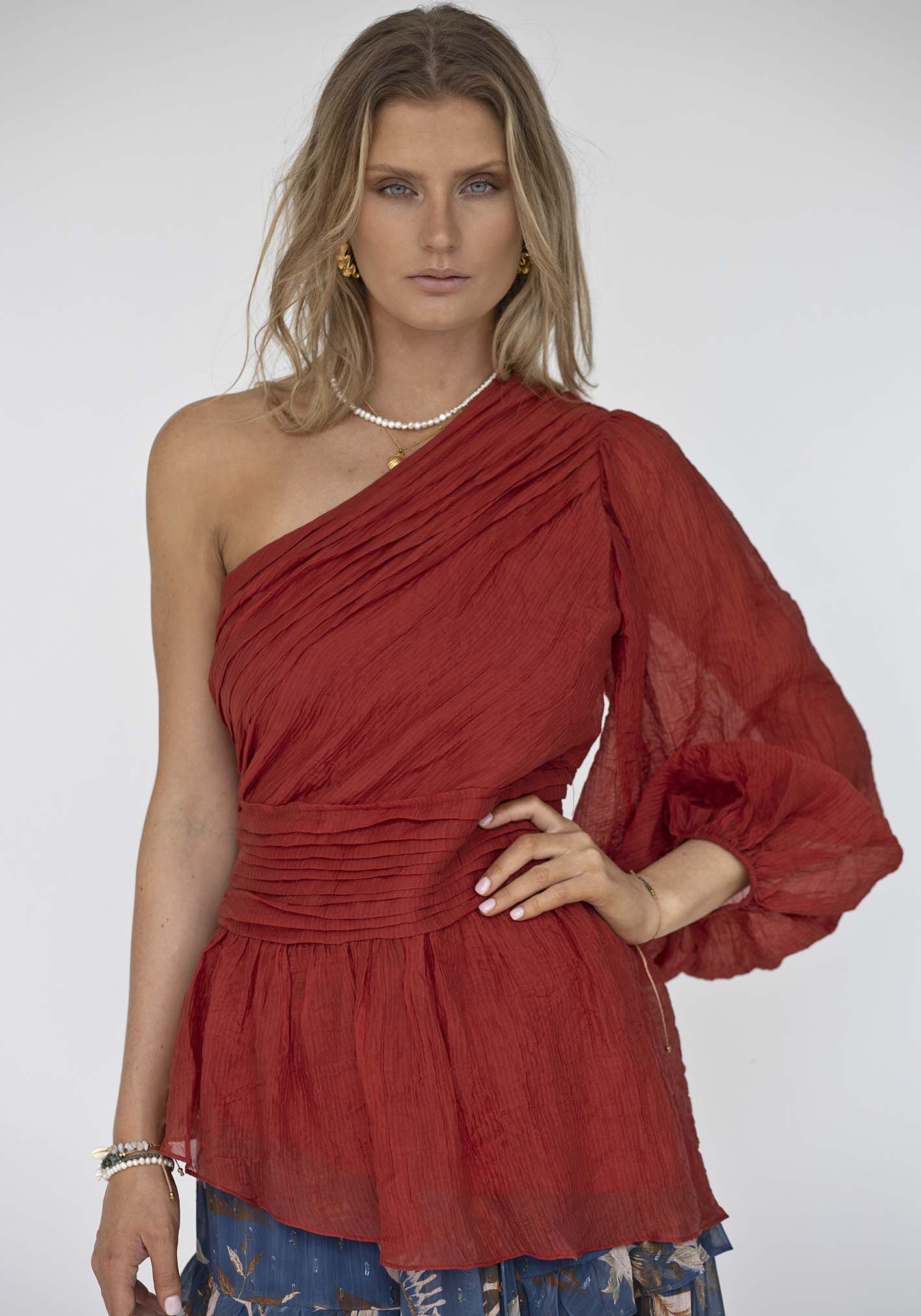 Goldie Long Sleeve Blouse by Three of Something Australia THREE OF SOMETHING