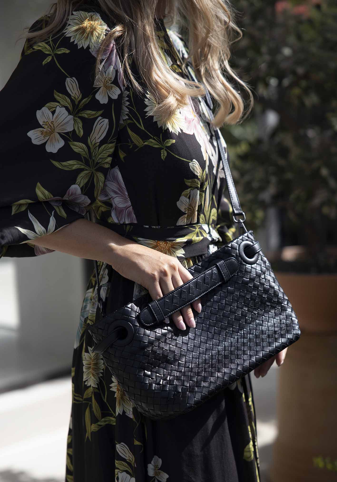 Siena Woven Leather Bag