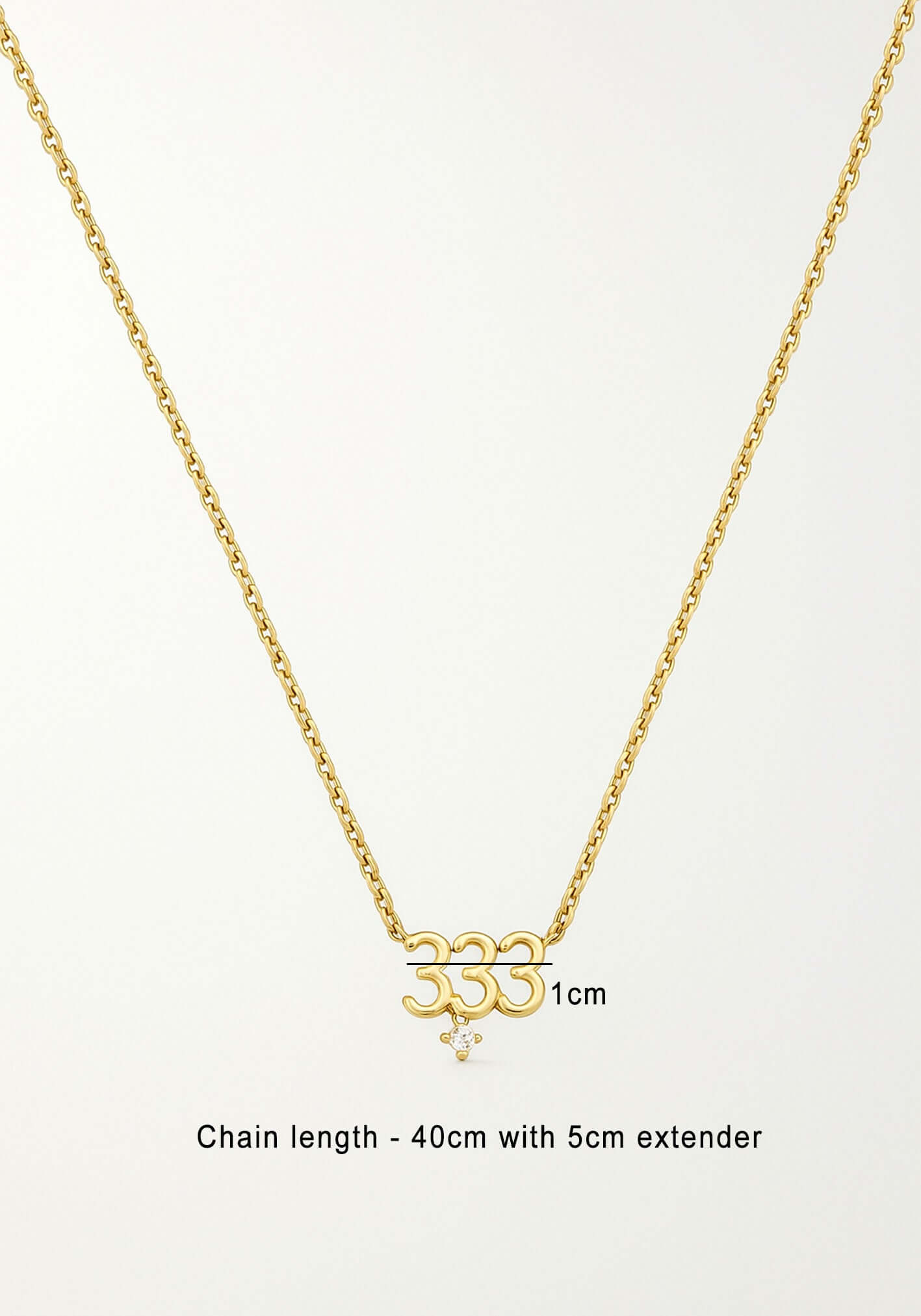 Trinity Blessings Gold Necklace