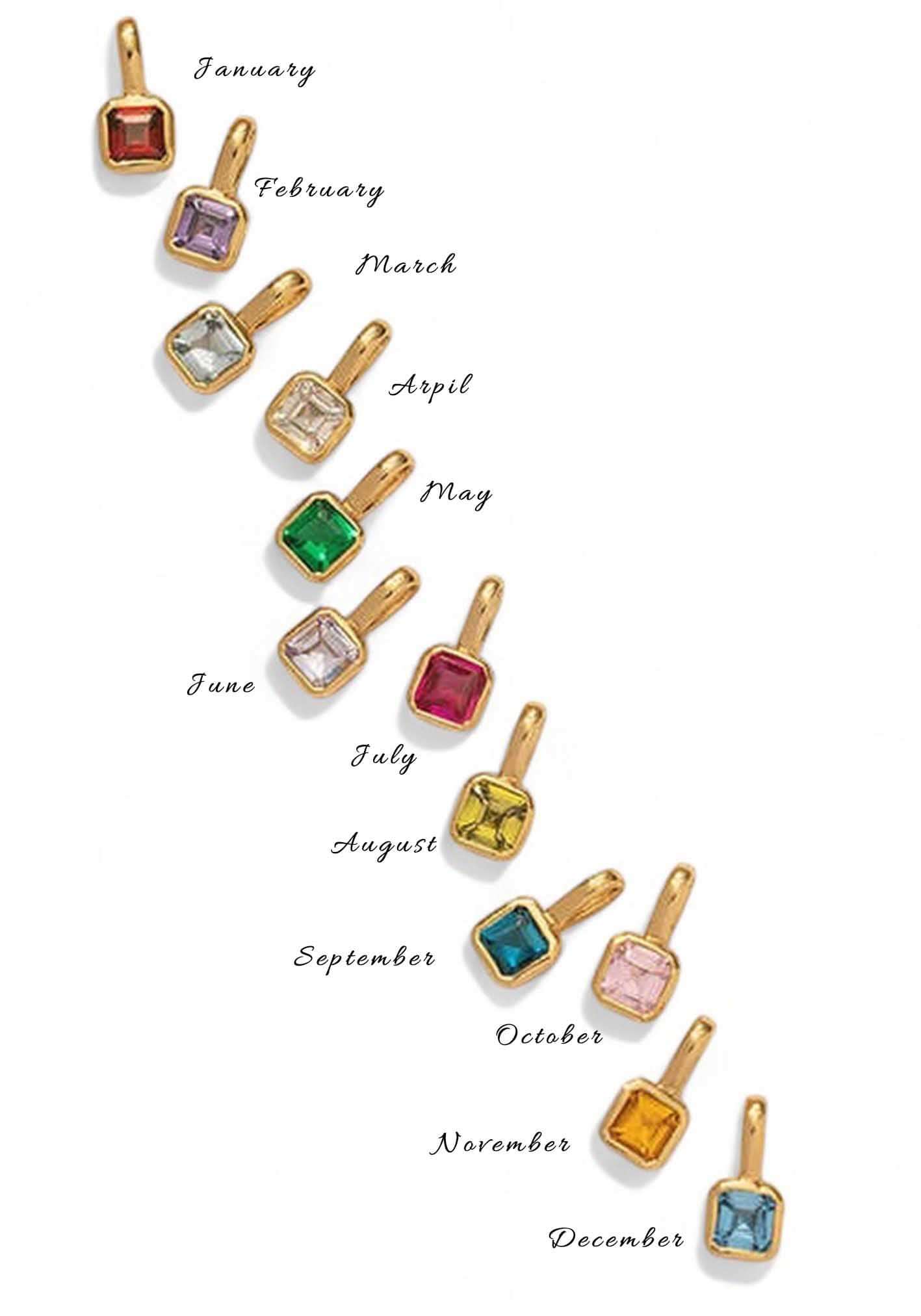 Heirloom Birthstone Pendants