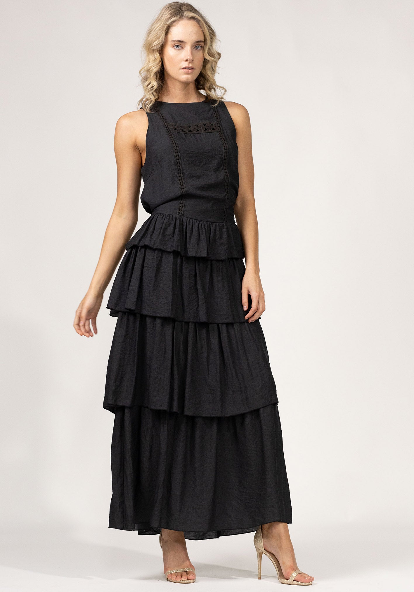 Serendipity Black Maxi Dress | Maxi Dress Australia