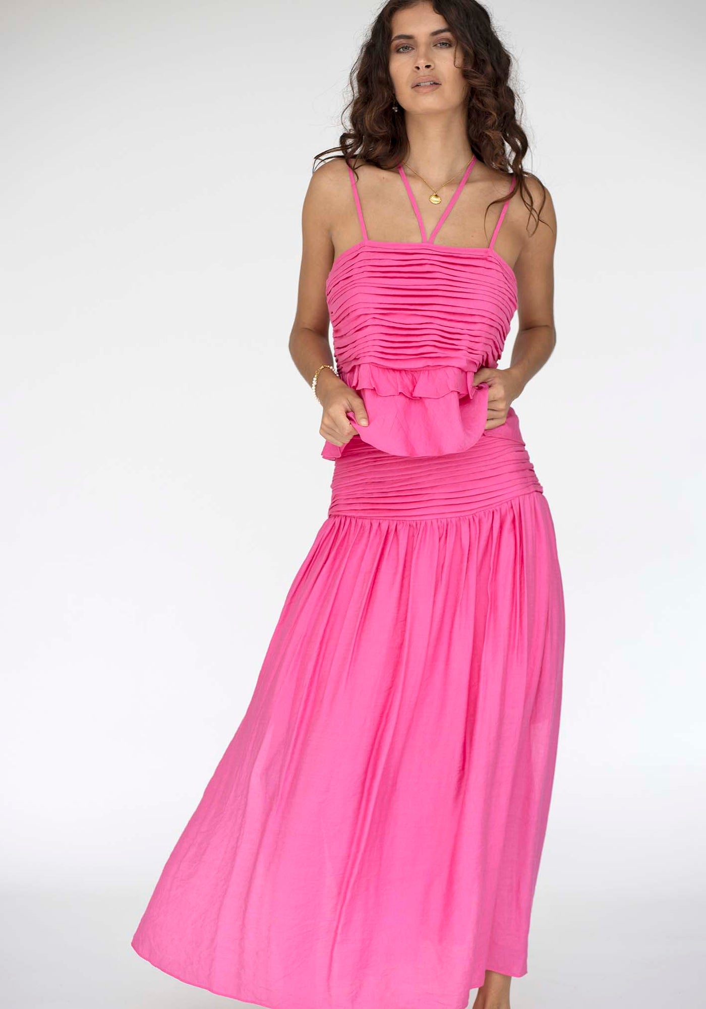 Azalea Strappy Cami & Maxi Dress Set