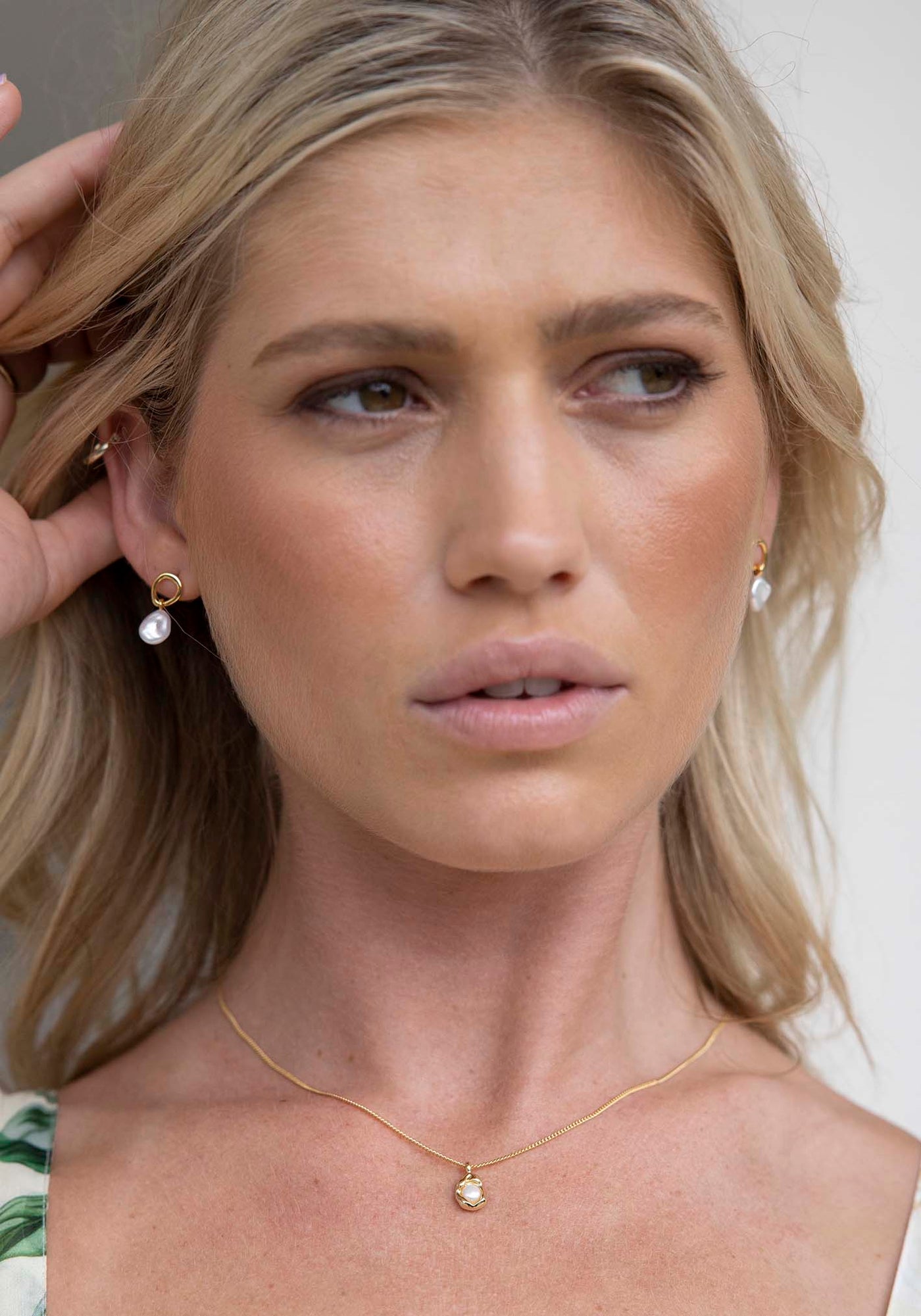 Irregular Magic Freshwater Pearl Earrings