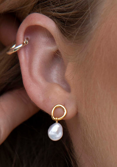 Irregular Magic Freshwater Pearl Earrings