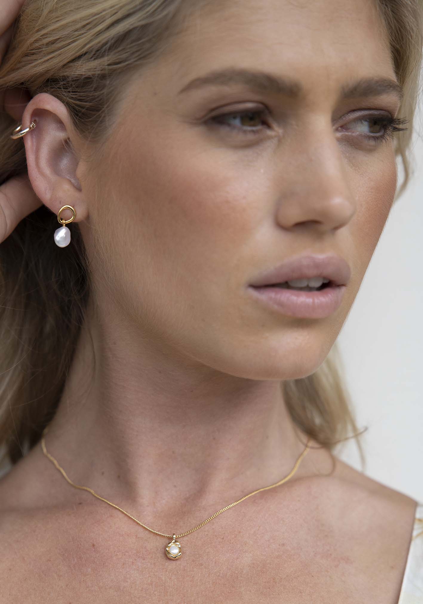 Irregular Magic Freshwater Pearl Earrings