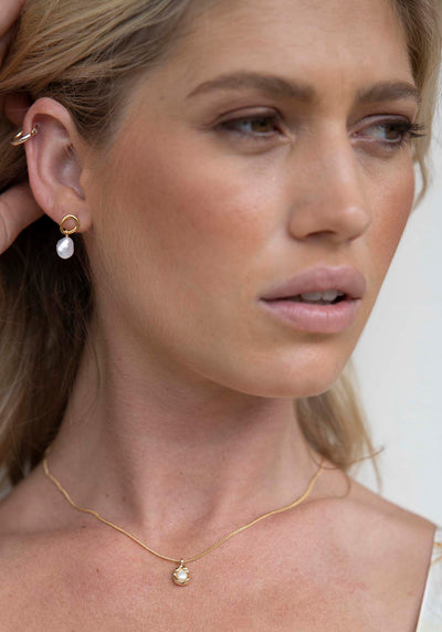 Irregular Magic Freshwater Pearl Earrings