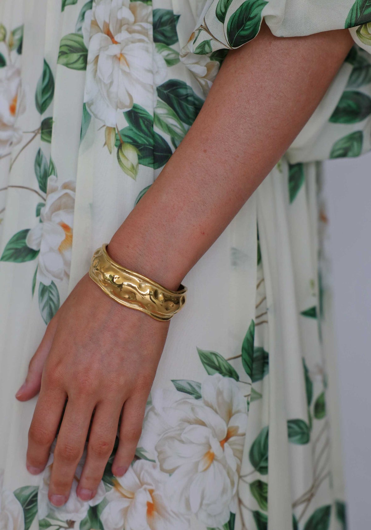 Castaway Gold Cuff Bracelet