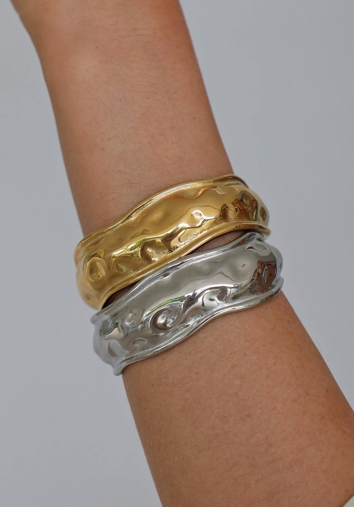 Castaway Gold Cuff Bracelet