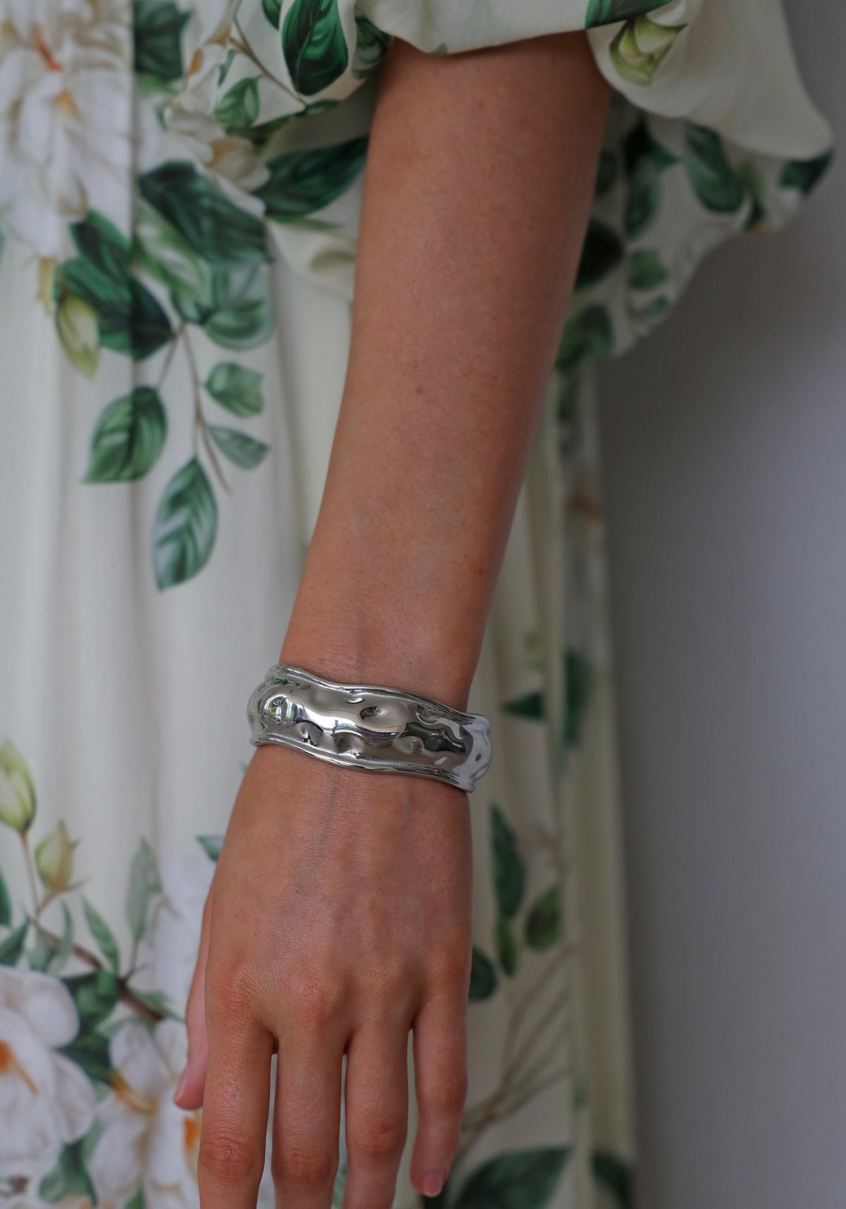 Castaway Silver Cuff Bracelet