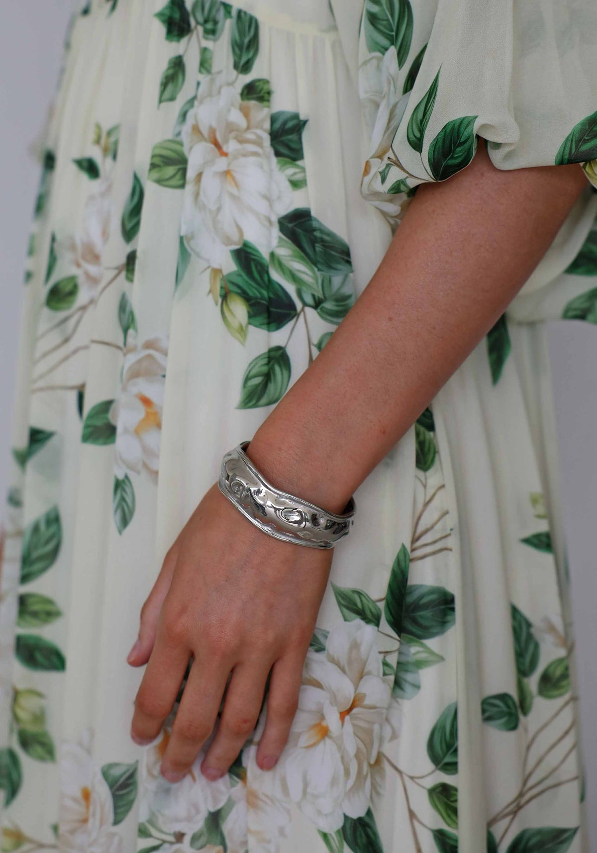 Castaway Silver Cuff Bracelet