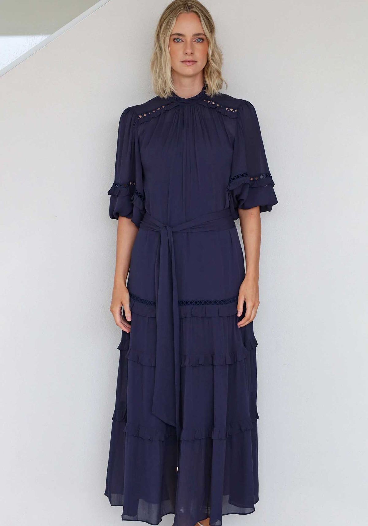 Enchantress Navy Maxi Dress