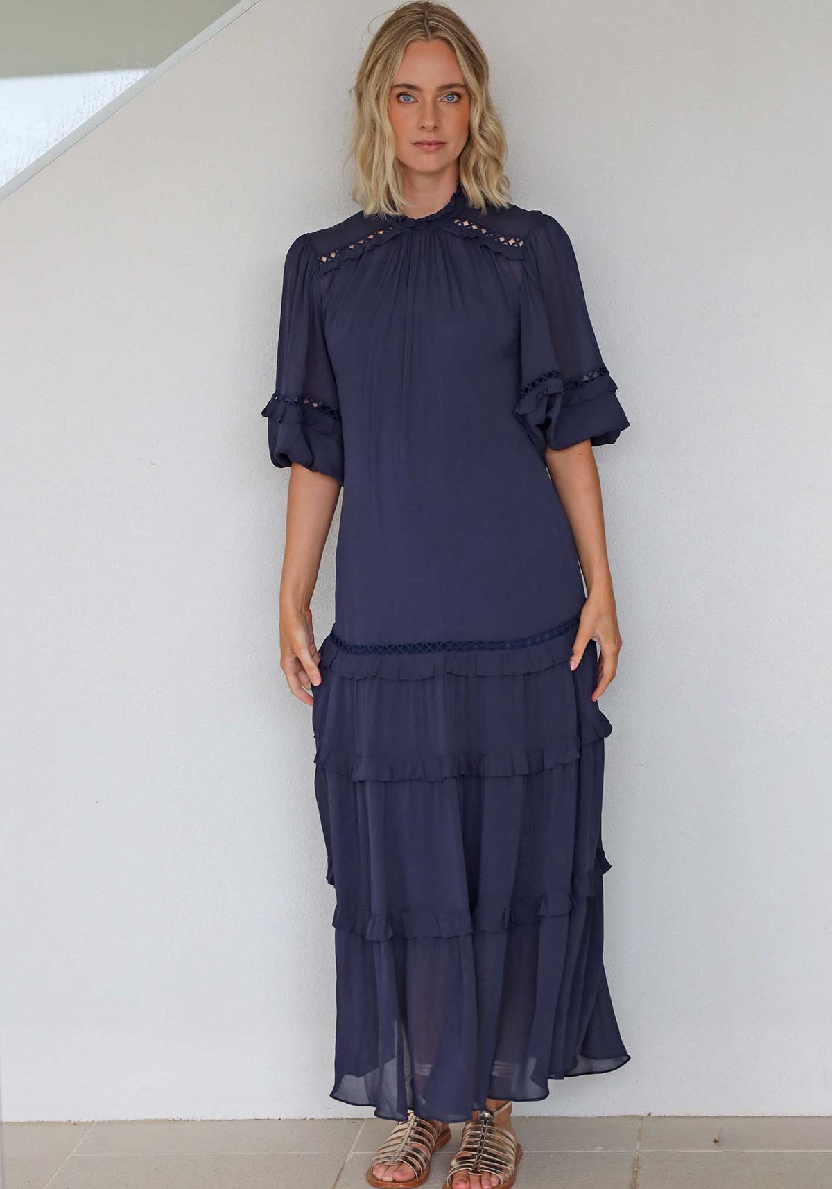 Enchantress Navy Maxi Dress
