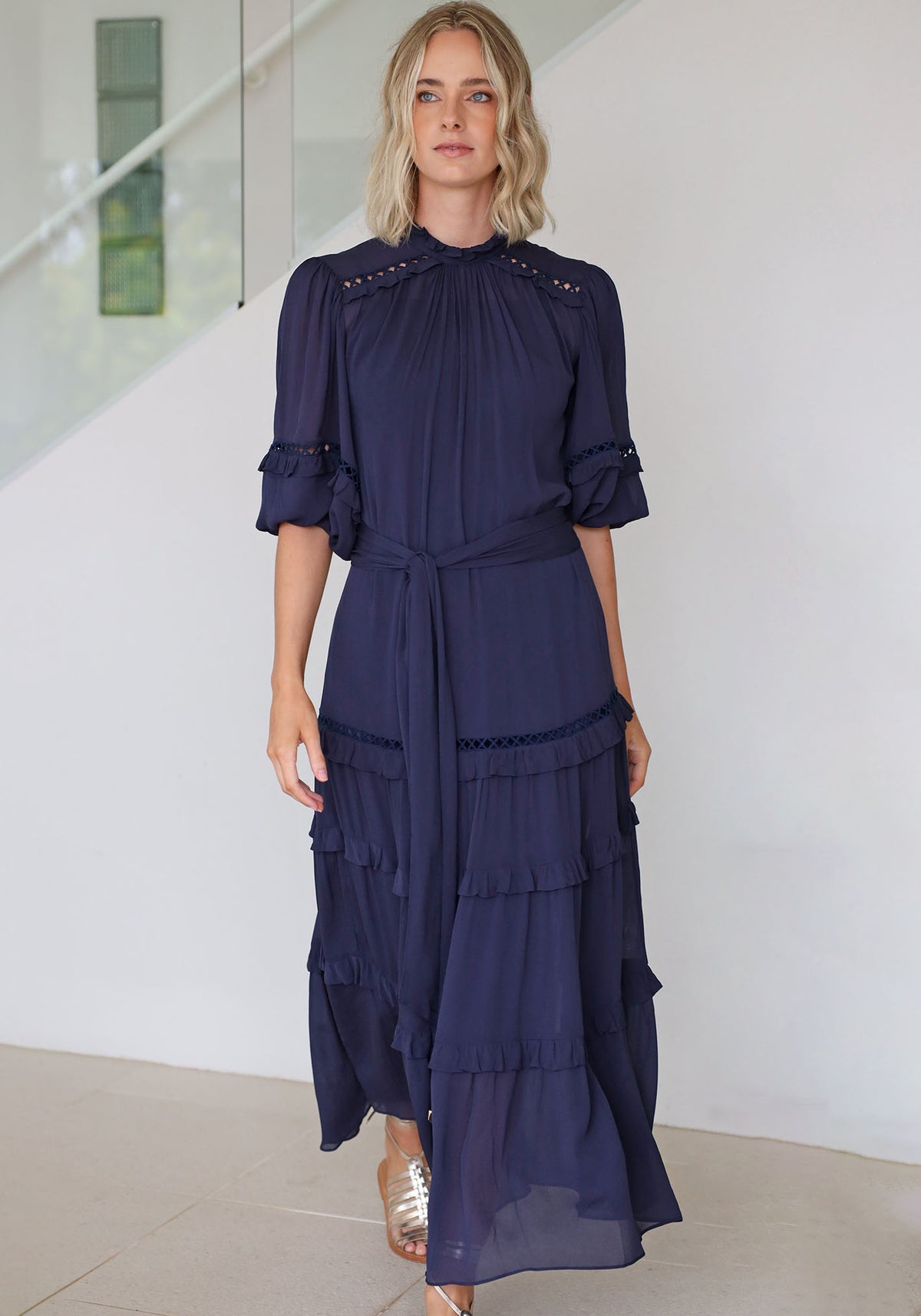 Enchantress Navy Maxi Dress