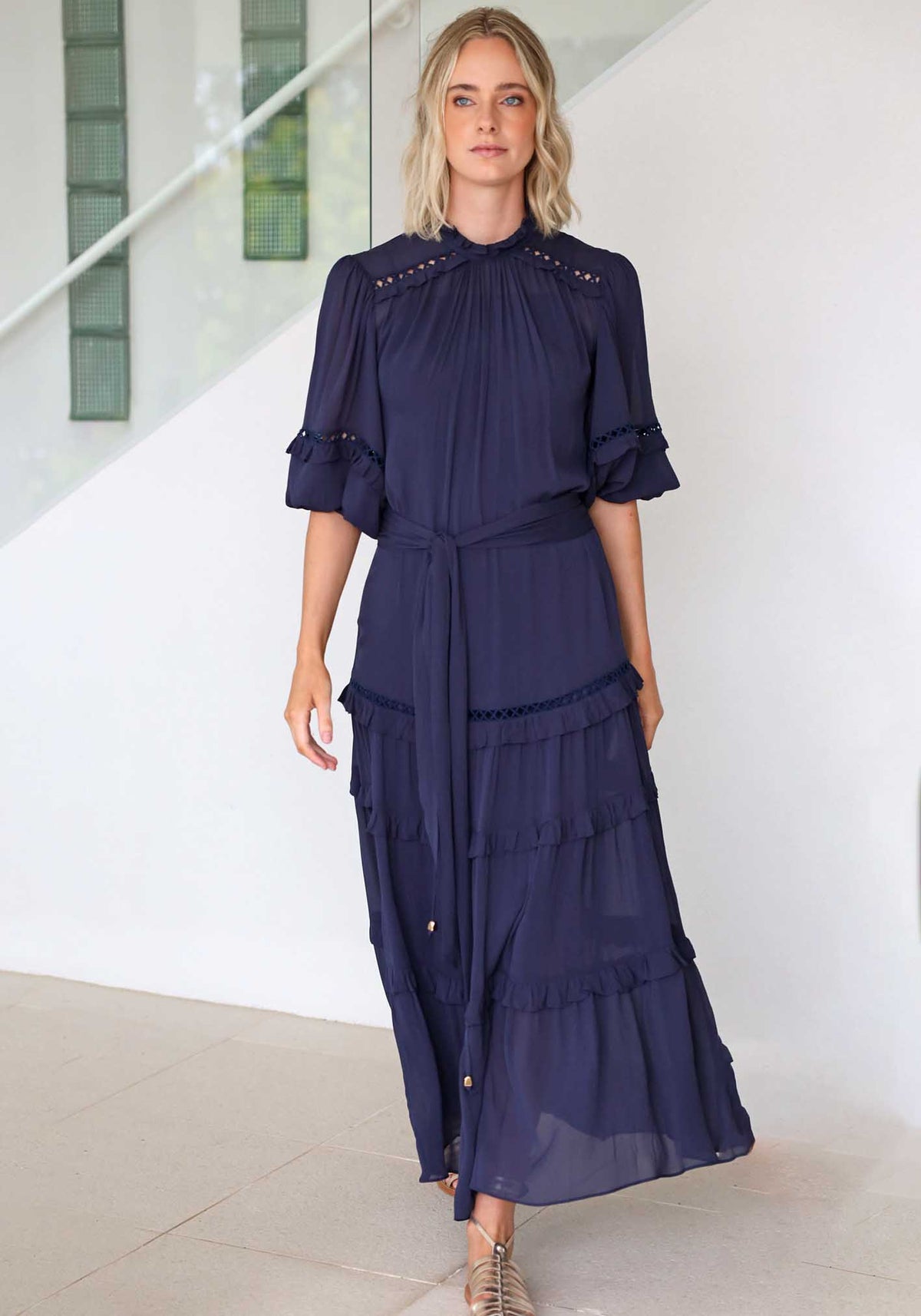 Enchantress Navy Maxi Dress