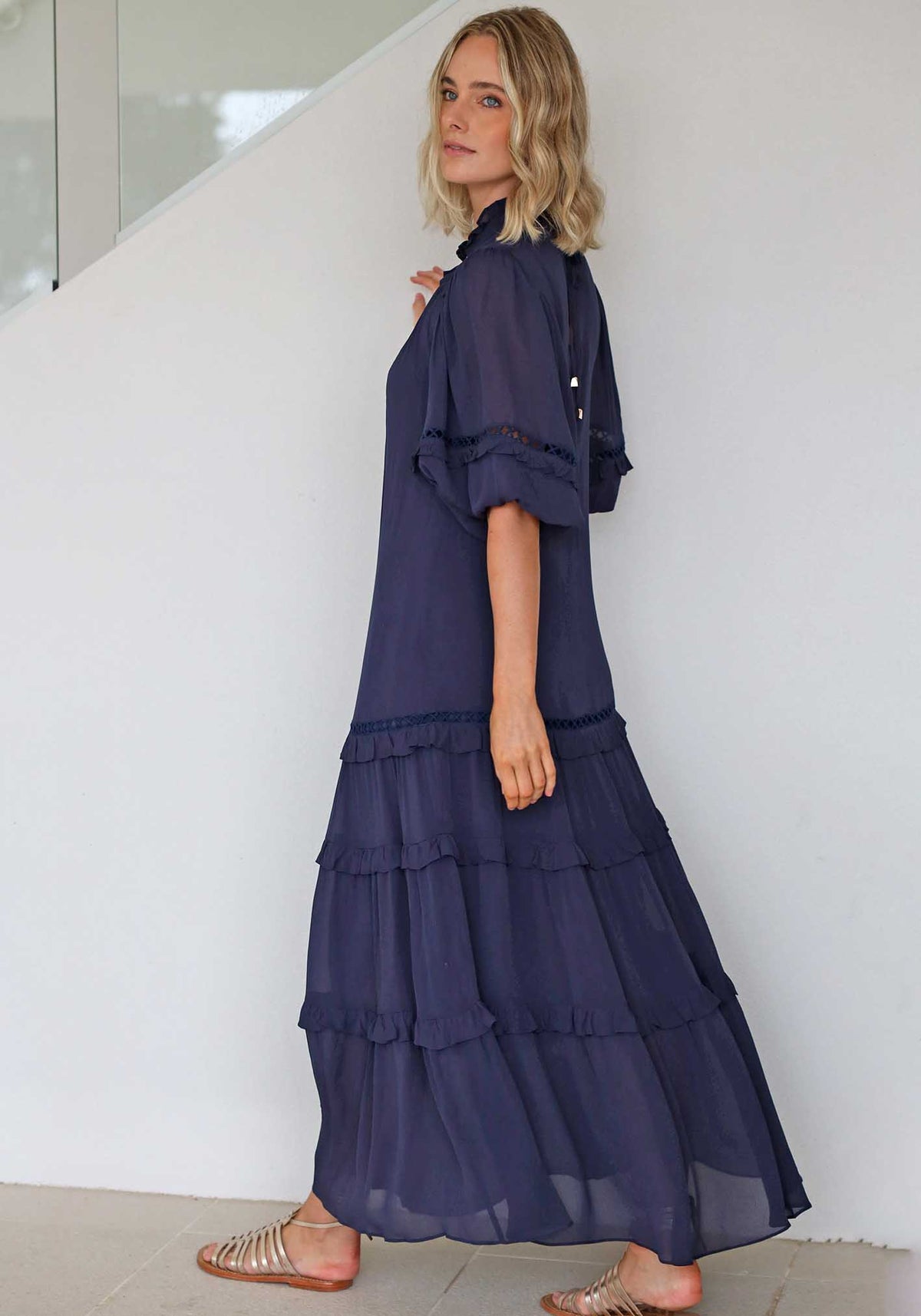 Enchantress Navy Maxi Dress