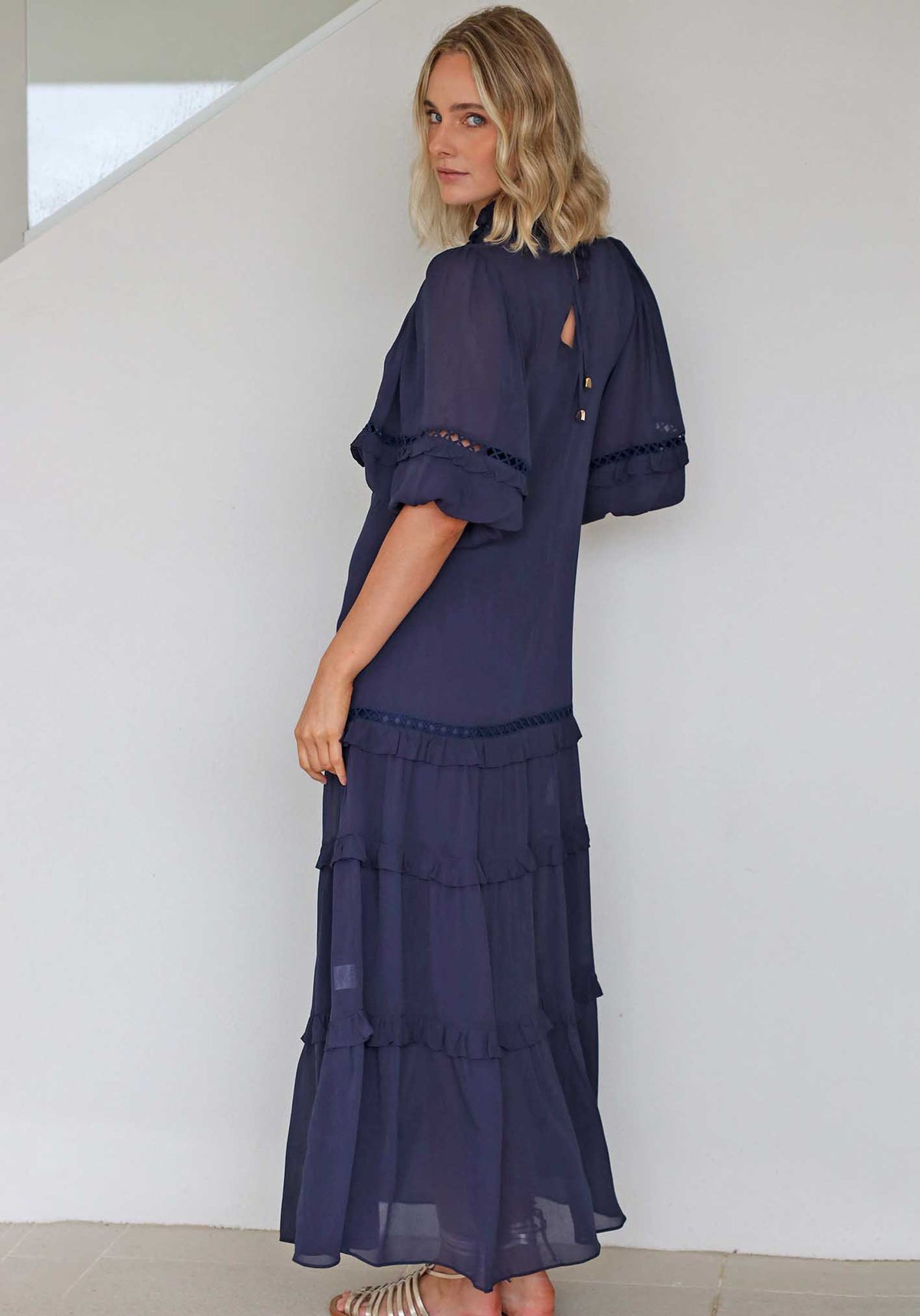 Enchantress Navy Maxi Dress