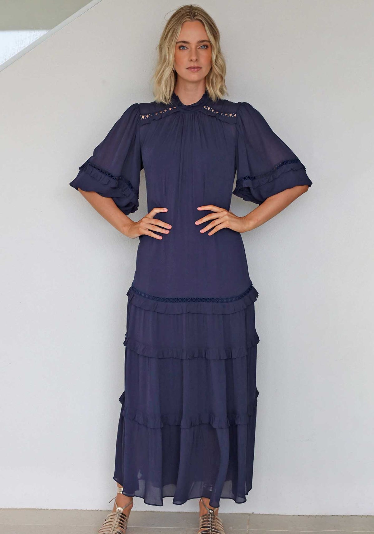 Enchantress Navy Maxi Dress
