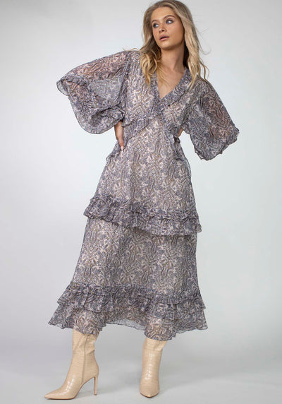 Farrah Maxi Floral Maxi Dress by Three of Something Australia