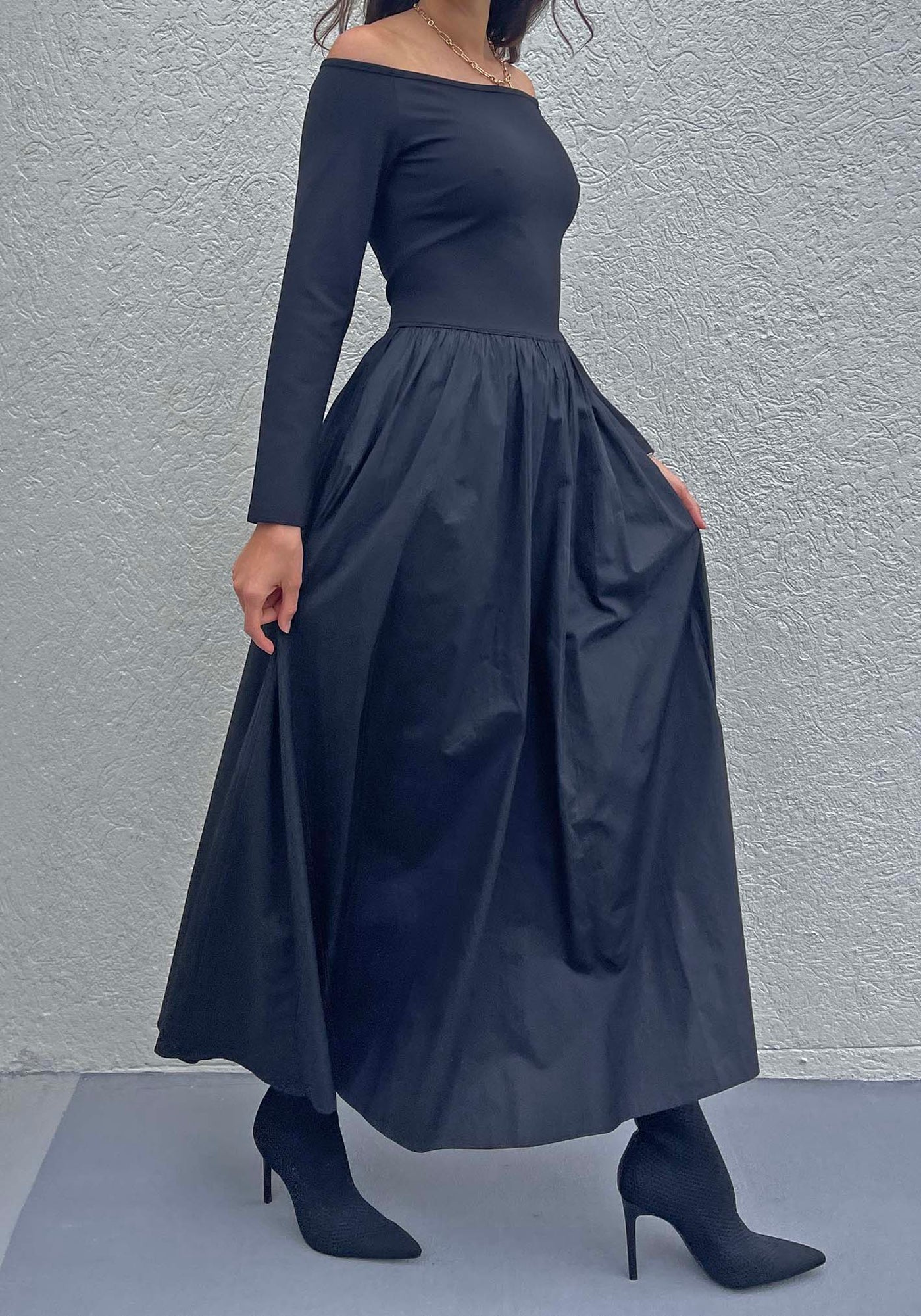 Fifth Avenue Black Maxi Dress