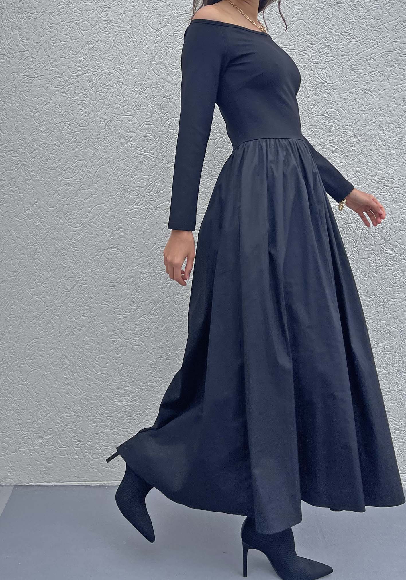 Fifth Avenue Black Maxi Dress