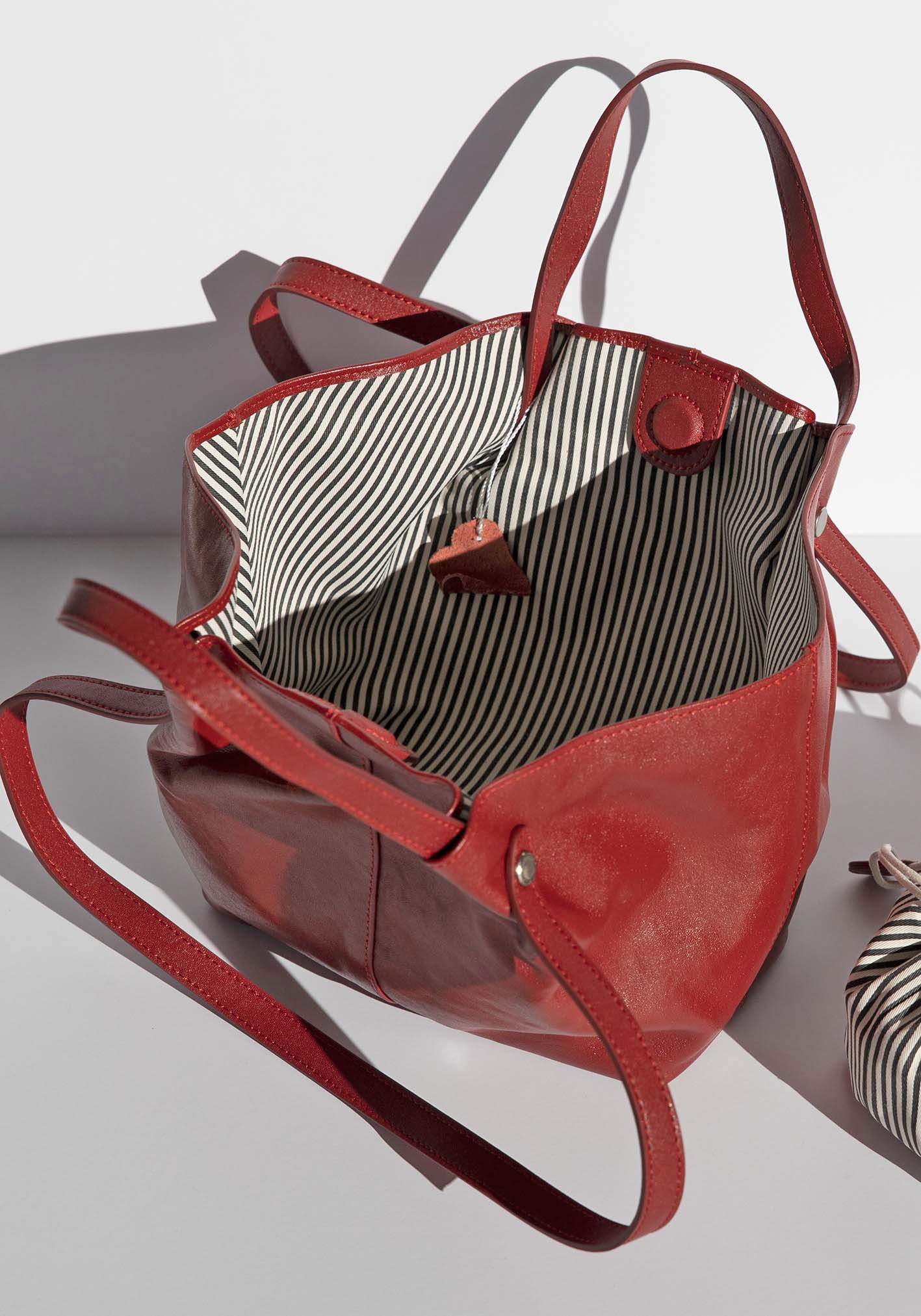 Florence Red Leather Bag