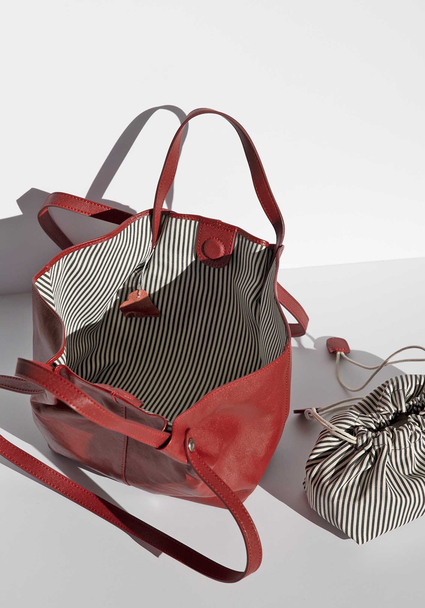 Florence Red Leather Bag