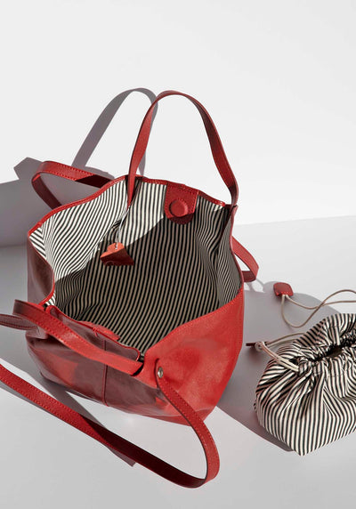 Florence Red Leather Bag