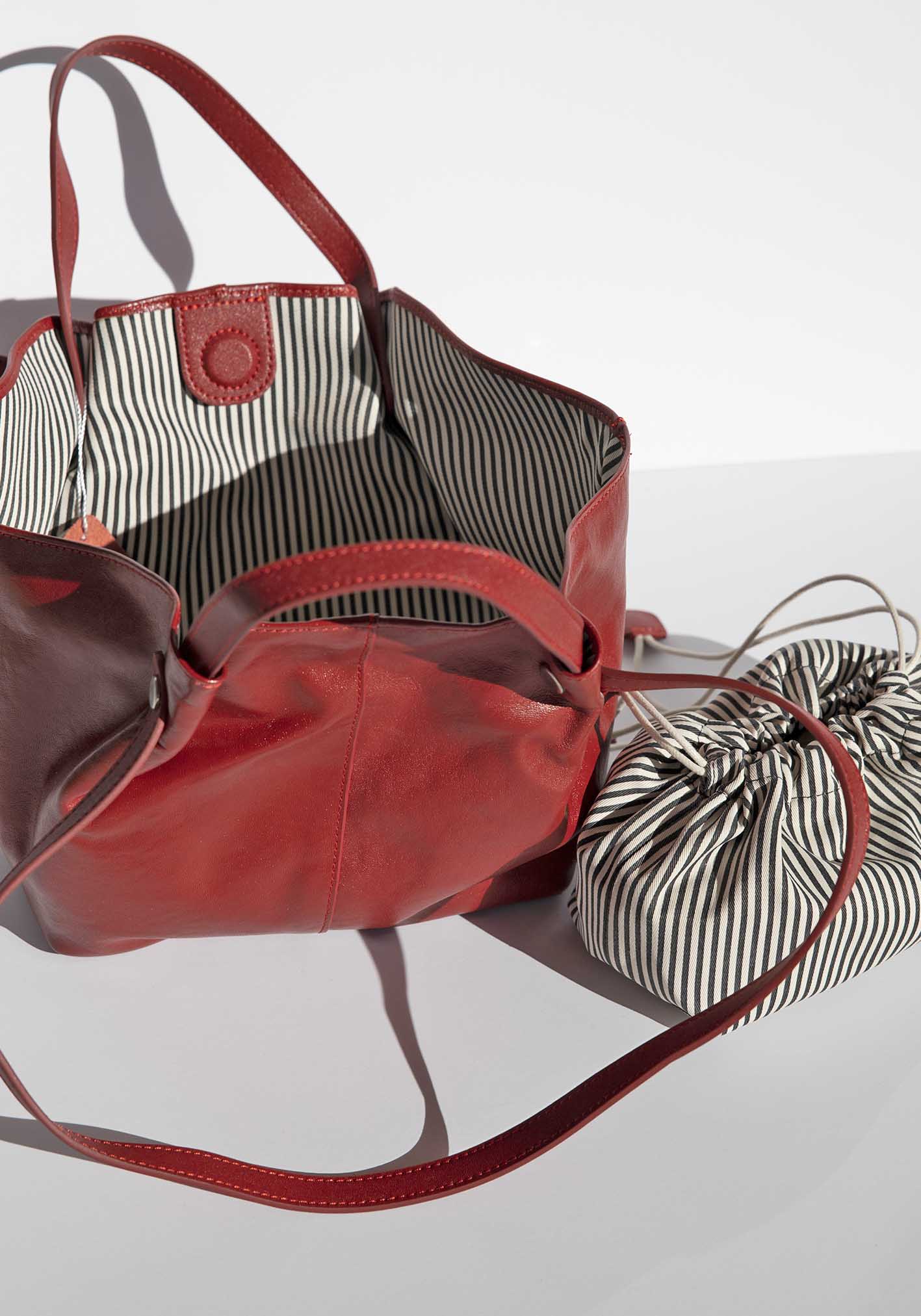 Florence Red Leather Bag