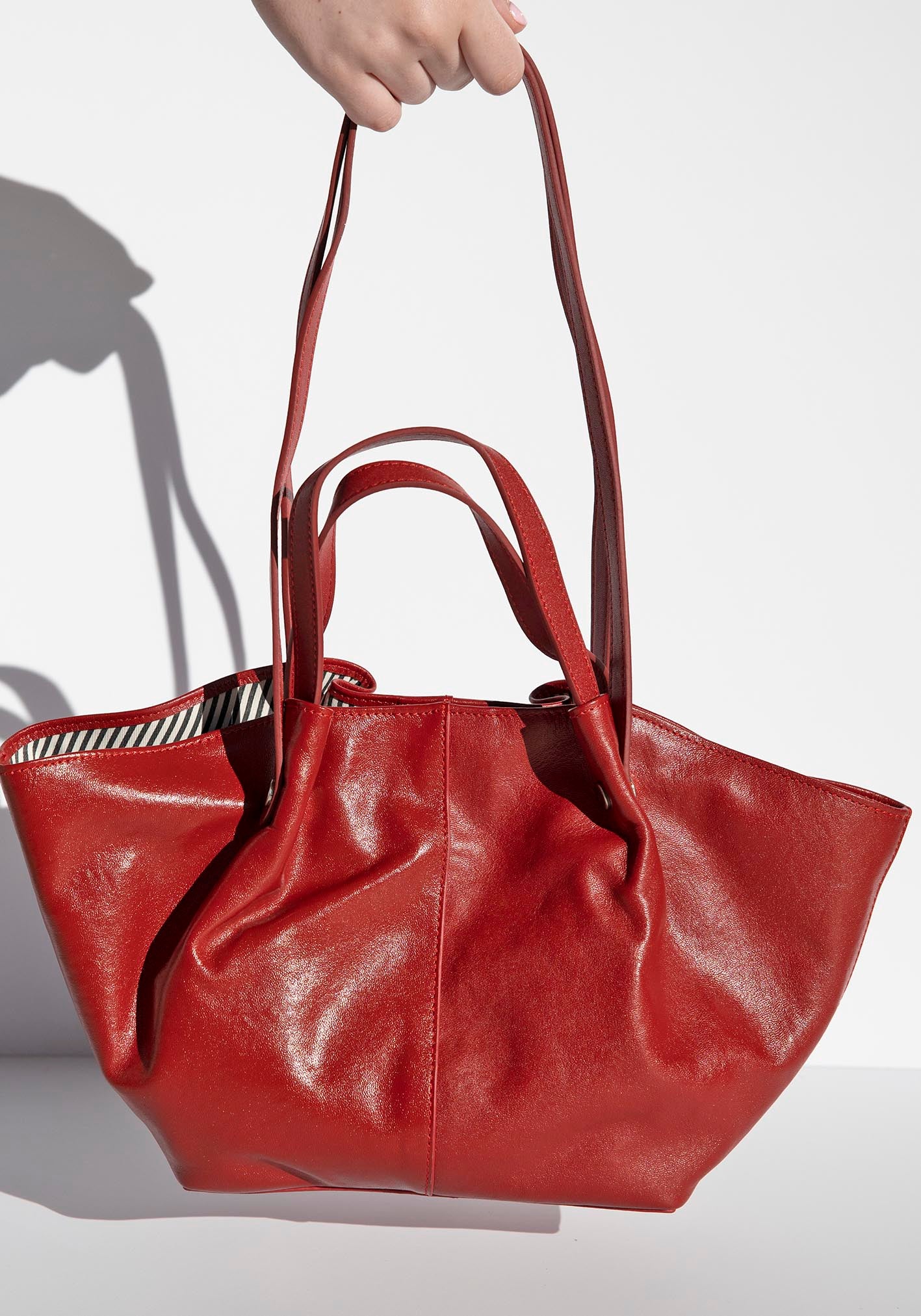 Florence Red Leather Bag