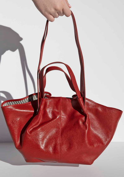 Florence Red Leather Bag