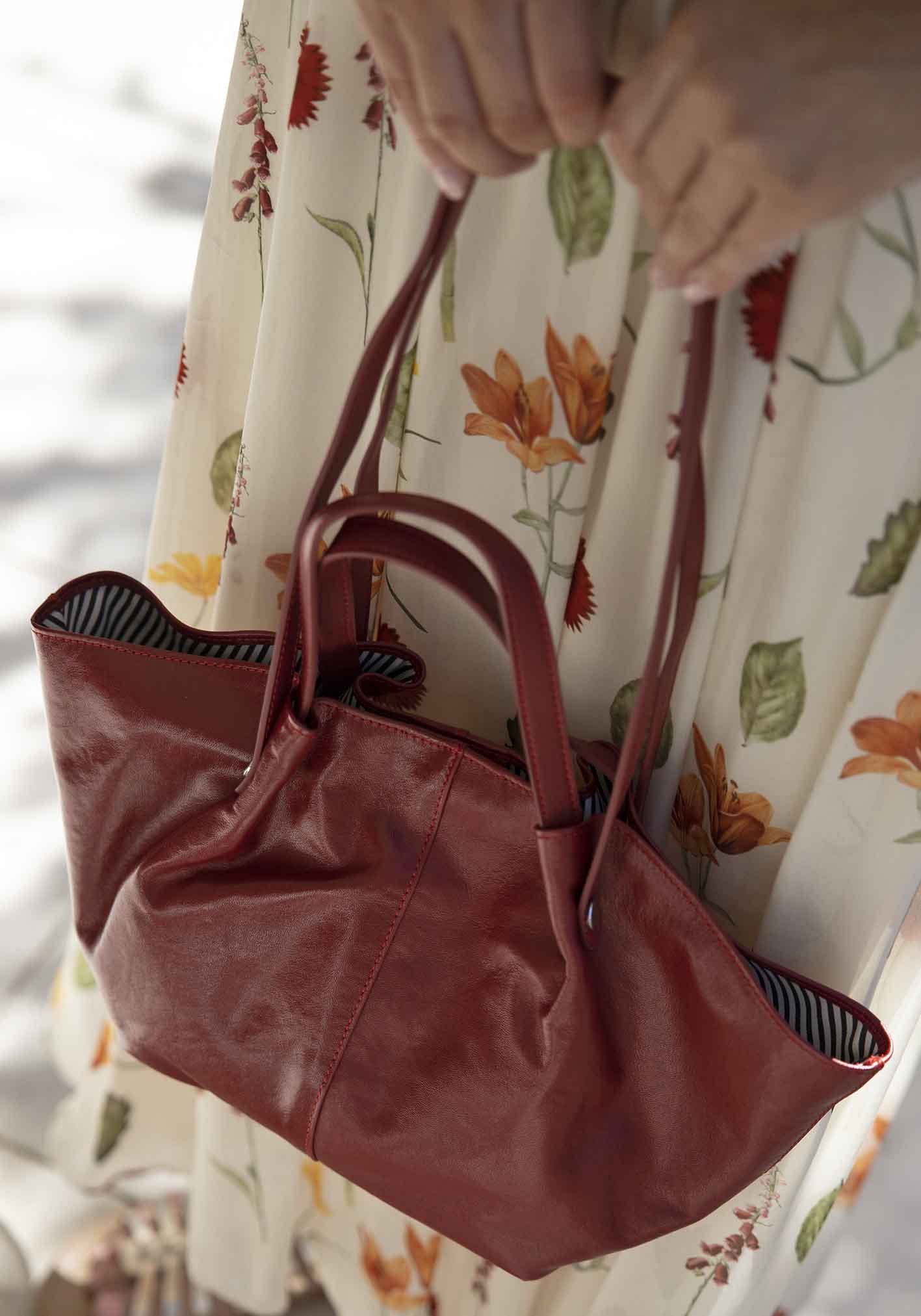Florence Red Leather Bag