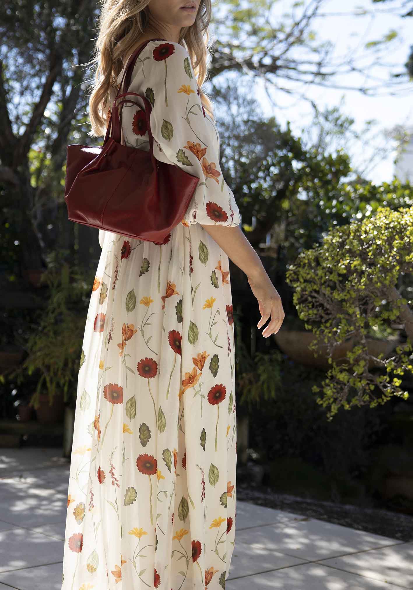 Florence Red Leather Bag