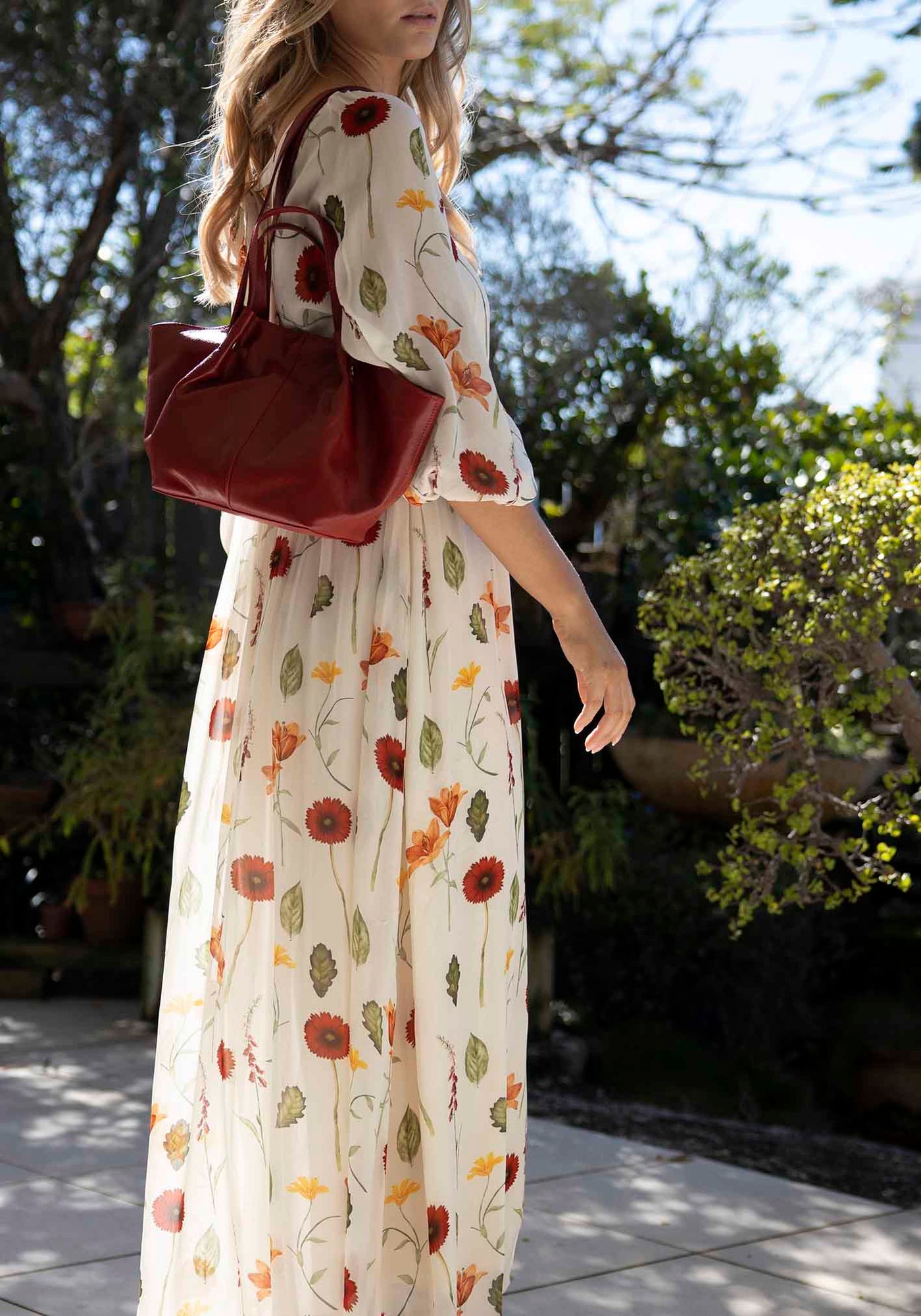 Florence Red Leather Bag