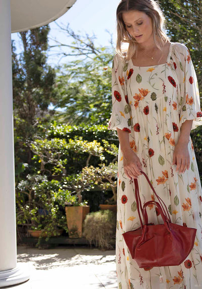 Florence Red Leather Bag