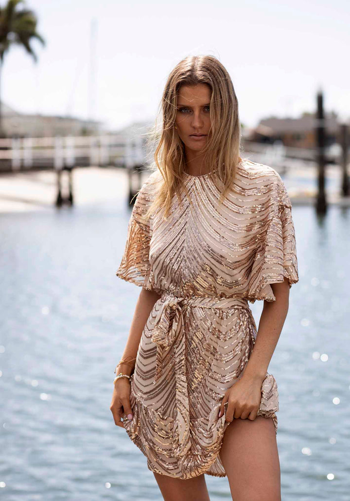 Genesis Sequin Dress | Special Occasion Dresses Australia  THREE OF  SOMETHING