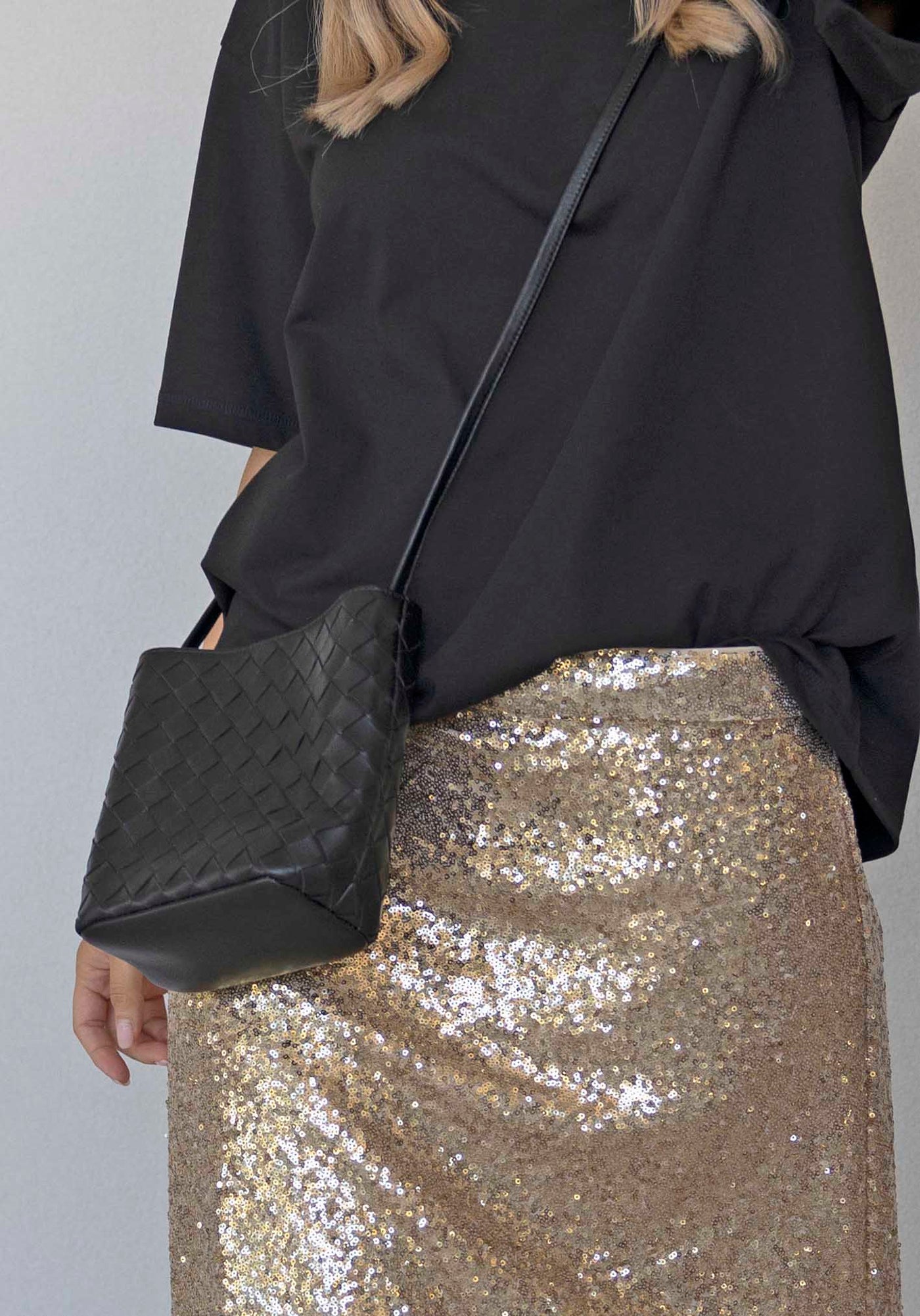 Golden Empire Sequin Maxi Skirt