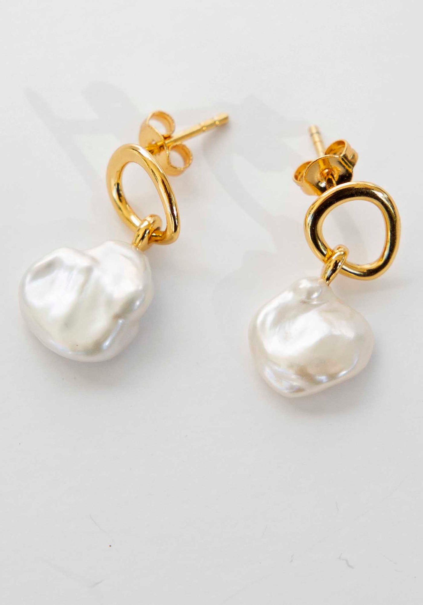 Irregular Magic Freshwater Pearl Earrings