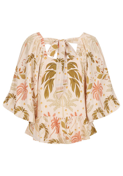 Island Dreams Peplum Blouse