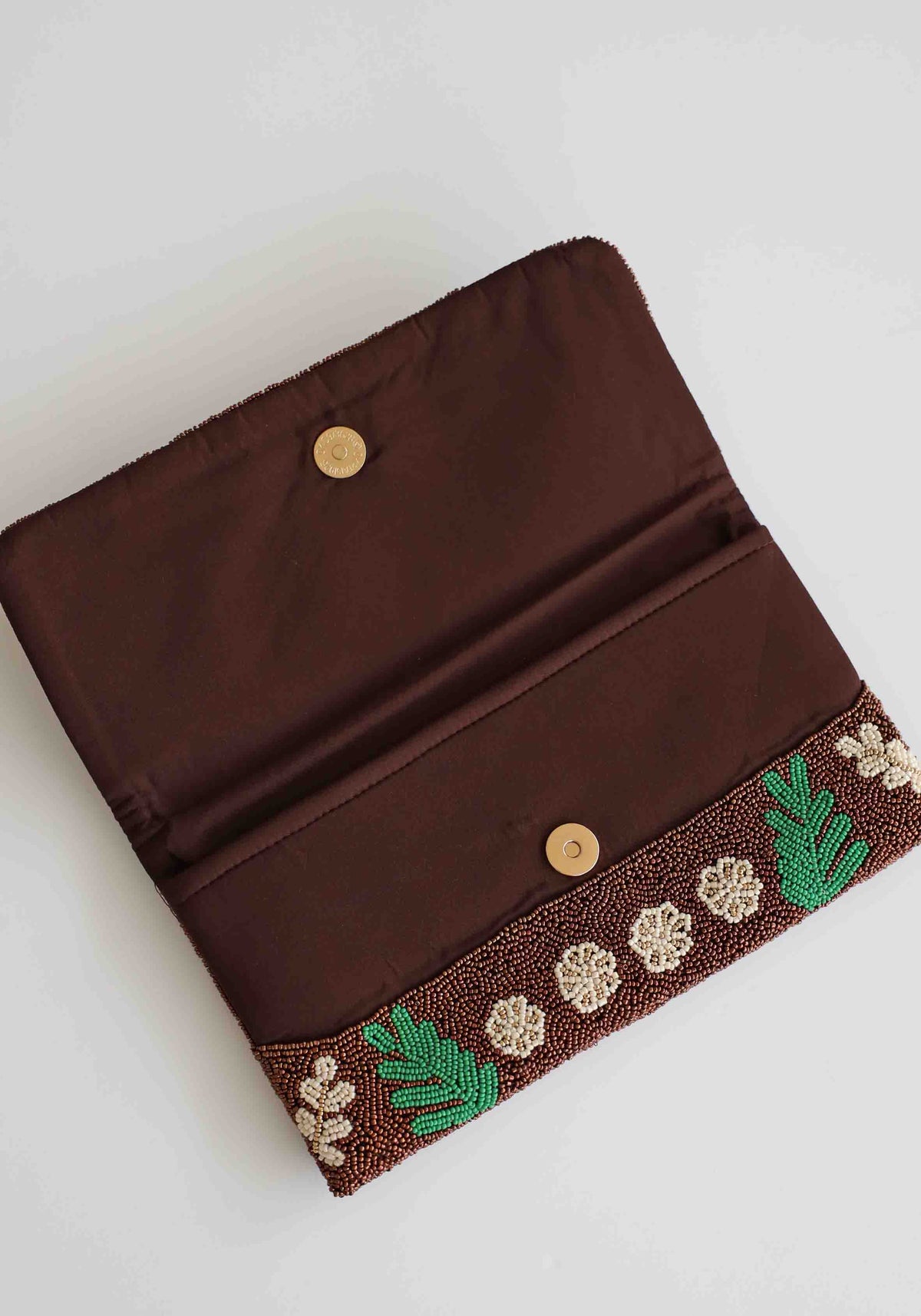 La Dolce Hand Beaded Clutch Bag