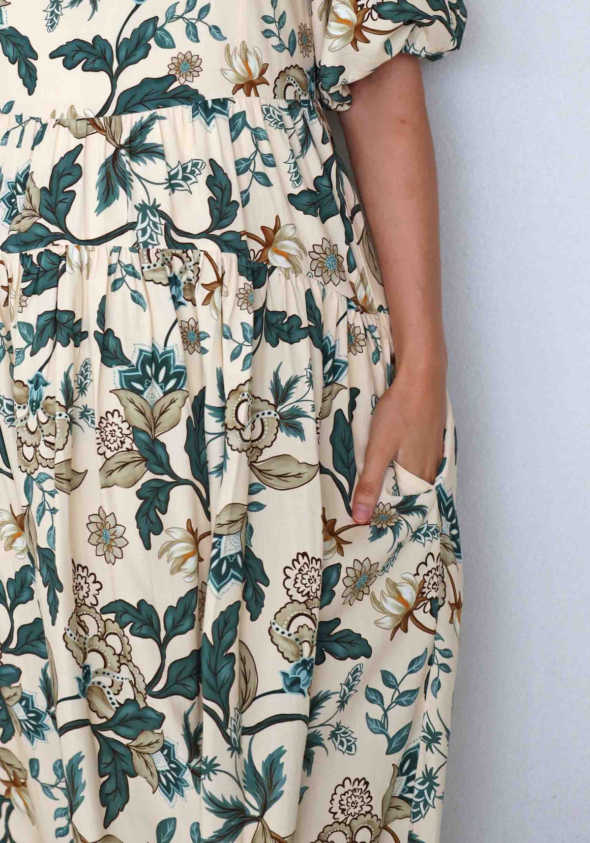 Love Story Floral Tie Back Maxi Dress