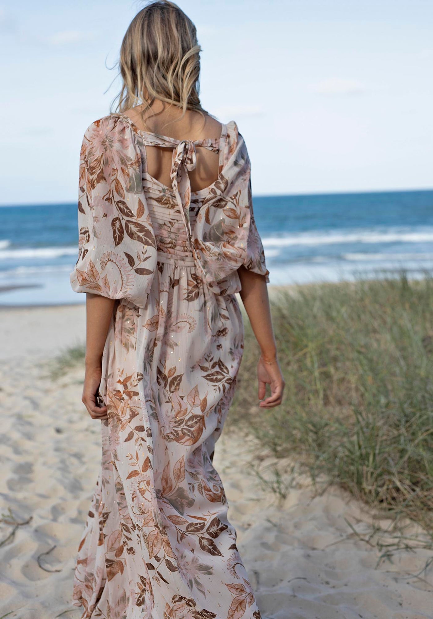 Mahalo Sleeve Maxi Dress