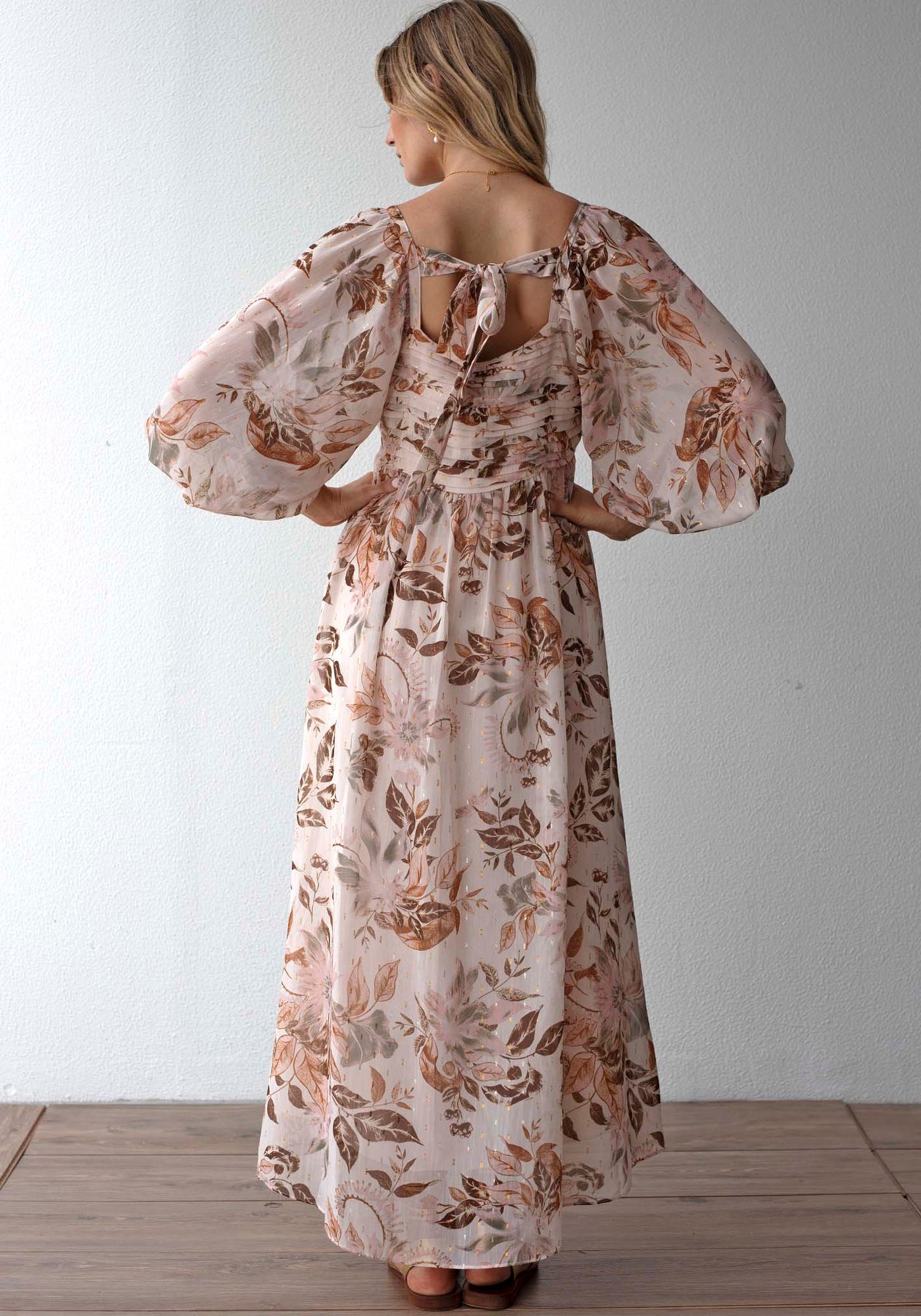 Mahalo Long Sleeve Floral Maxi Dress | Maxi Dress Australia – THREE OF ...