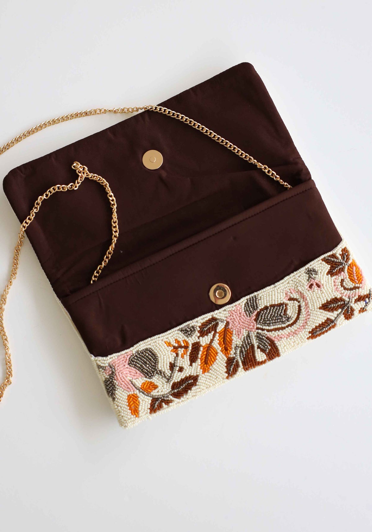 Mahalo Hand Beaded Clutch Bag