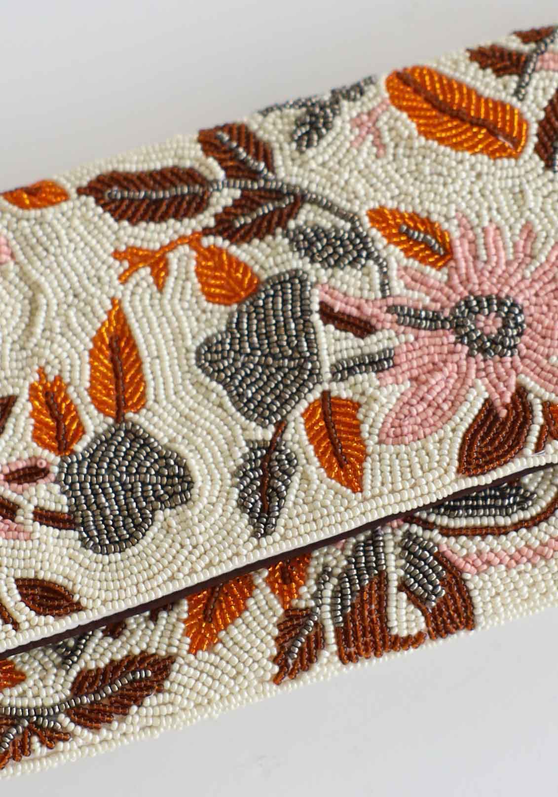 Mahalo Hand Beaded Clutch Bag