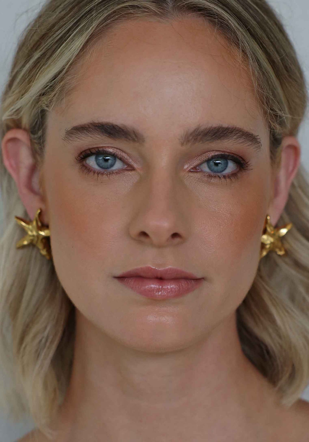 Mermaid Star Gold Earrings