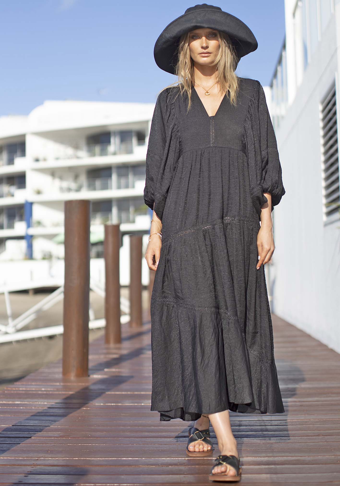 Never Forget Black Maxi Dress | Maxi Dresses Australia