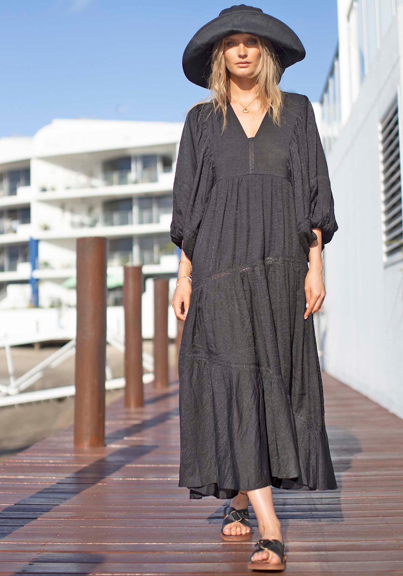 Never Forget Black Maxi Dress | Maxi Dresses Australia